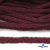 Шнур плетеный d-6 мм круглый, 70% хлопок 30% полиэстер, уп.90+/-1 м, цв.1070-бордовый - купить в Братске. Цена: 588 руб.